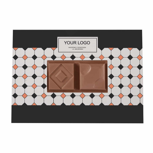 Tabliczka czekolady Modulo Bar z kawą Pluton Wielokolorowy S0290B 