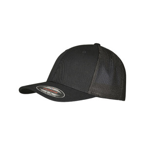 Czapka Trucker Bawełniana z Recyklingu - Black & Black