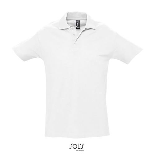 SPRINgII Męskie POLO 210g Biały S11362-WH-XL 