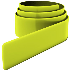 RFX™ reflective odblaskowa opaska zatrzaskowa z TPU o długości 38 cm Neonowy żółty