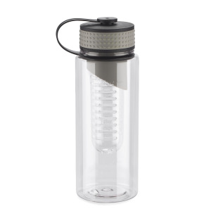 Bidon z wkładem na owoce FRUGT 800 ml Szary