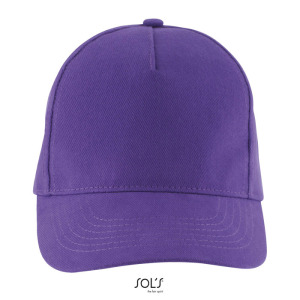 LONG BEACH Czapka 5 pan. Dark Purple