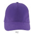 LONG BEACH Czapka 5 pan. Dark Purple S00594-DA-M  thumbnail