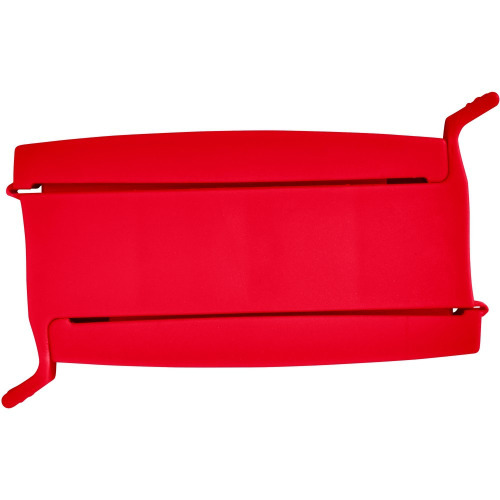 Klips na 2 woreczki foliowe Czerwony V7957-05 