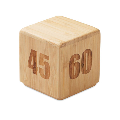 Bambusowy zegar z funkcją drzem Drewna MO2933-40 (1)