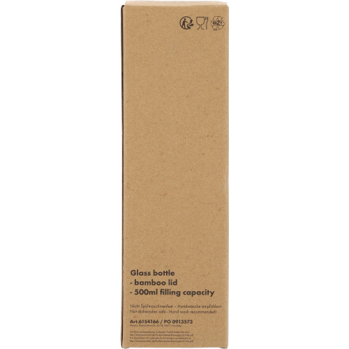 Butelka szklana SANTA CRUZ 500 ml Przeźroczysty 154166 (8)