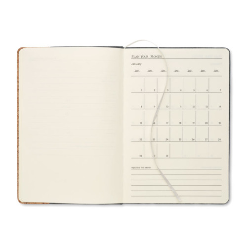 Notatnik korkowy A5 RPET Kamienny Szary MO2553-15 (5)