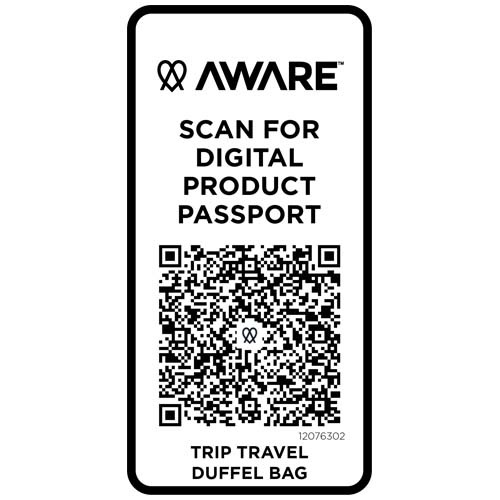 Trip Aware™, torba podróżna wykonana z materiałów z recyklingu, 42 l Złamana biel 12076302 (6)