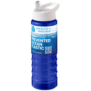 H2O Active® Eco Treble bidon z pokrywką z tutką o pojemności 750 ml 