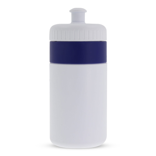 Bidon Sportowy Z Obwódka 500ml Biały / ciemnoniebieski LT98735-N0110 