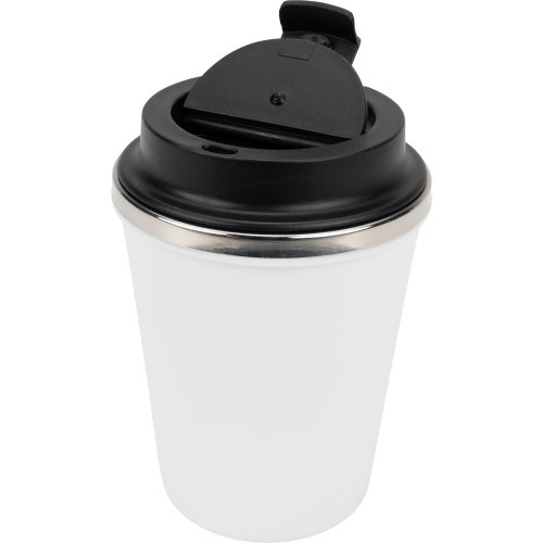 Kubek termiczny 350 ml z powłoką z recyklingu METODY Biały 8496206 (1)