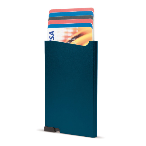 Aluminiowy card-holder Ciemnoniebieski LT91190-N0010 (2)