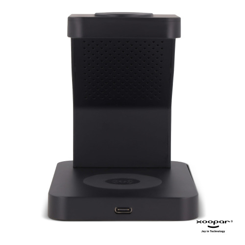 2708 | Xoopar Icon 3 in 1 Magnetic Wireless charger Czarny LT41507-N0002 (3)