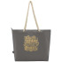 Panama torba termiczna na plażę z uchwytami ze sznurka wykonana z materiałów z recyklingu z certyfikatem GRS Szary 13007982 (1) thumbnail
