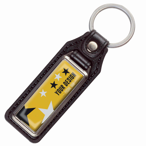 Metalowy brelok Czarny / srebrny matowy LT99693-N0291 