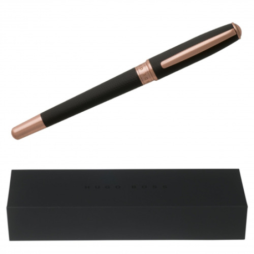Pióro kulkowe Essential Rose Gold Czarny HSW7445E (5)