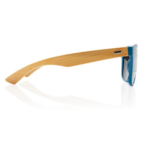 Okulary przeciwsłoneczne, plastik z recyklingu niebieski P453.975 (2)