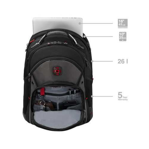 SYNERGY 16` computer backpack Szary W600635 (6)