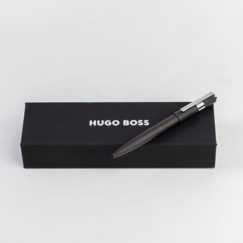 Długopis Gear Pinstripe Black / Rosegold Czarny HSV2854A (1)