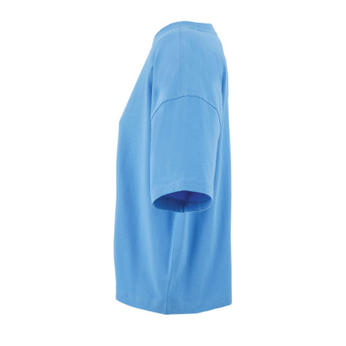 BOXY WOMEN T-SHIRT OVERSIZE Azure S03807-IR-XS (2)