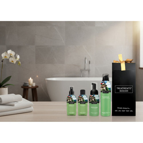 Zestaw kosmetyków Medium TREATMENTS Zielony VTR04-06 (7)