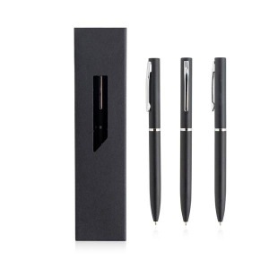 Metalowy długopis w opakowaniu prezentowym / Twistal Czarny