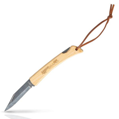 Nóż z bambusową rączką i sznureczkiem / Bamblade Light Brown IP20021738 (3)