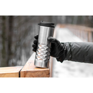 Kubek termiczny stalowy SANTANDER 500 ml Czarny