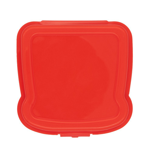 Pudełko śniadaniowe "kanapka" 450 ml | Saffo Czerwony VA919-05 (2)