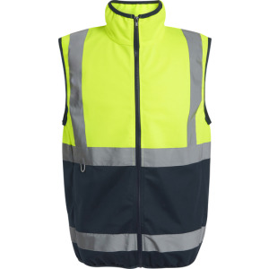 Kamizelka Męska Hi-Vis Poliester Recyklingowany