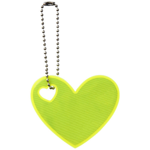 Zawieszka odblaskowa serce Neonowy żółty 1PR01406 (3)