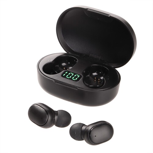 Bezprzewodowe słuchawki douszne czarny V0352-03 