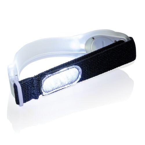 Pasek bezpieczeństwa LED biały, czarny P239.433 (1)