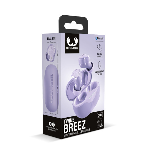 Słuchawki douszne Fresh 'n Rebel Twins Breez True Wireless Liliowy LT49738-N0071 (1)