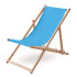 Drewniane krzesło plażowe turkusowy MO6503-12  thumbnail