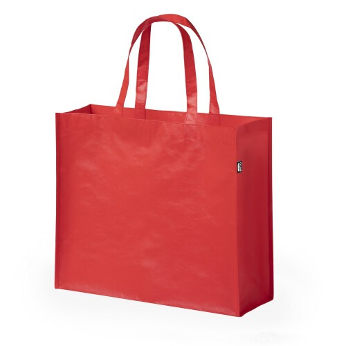 Ekologiczna torba rPET czerwony V0766-05 
