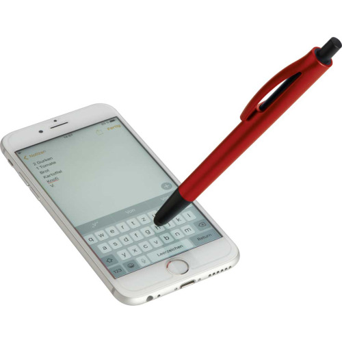 Długopis plastikowy touch pen BELGRAD Czerwony 007605 (4)