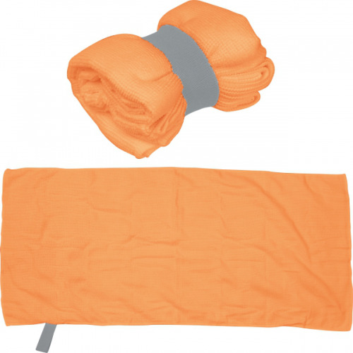 Mały ręcznik z mikrofibry 160 g/m² HUGH Pomarańczowy 7475410 