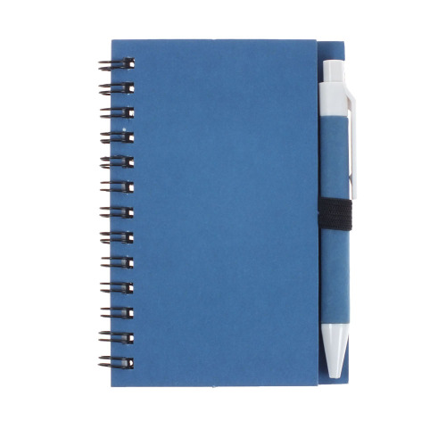 Notatnik z długopisem niebieski V2793-11 (3)