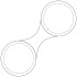 RFX™ reflective mały okrągły odblaskowy magnes z TPU Biały 1PR07101 (2) thumbnail