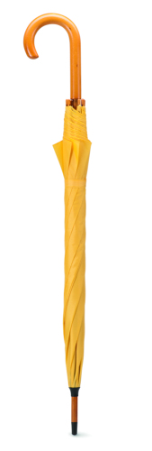 Parasol z drewnianą rączką żółty KC5131-08 (1)