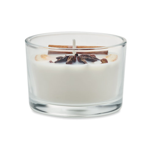 Świeca roślinna 85 gr Biały MO2111-06 