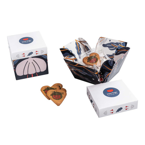 Ciastka reklamowe Logo Cookie Gift Serce Wielokolorwy S0358 (1)