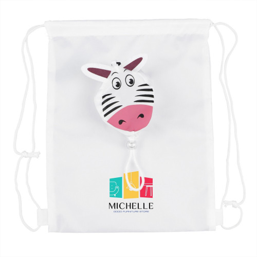 Worek ze sznurkiem Biały V9823-02 (3)