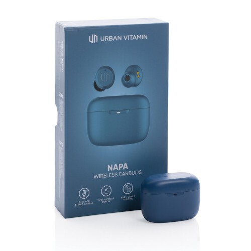 Bezprzewodowe słuchawki douszne Urban Vitamin Napa niebieski P329.725 (17)