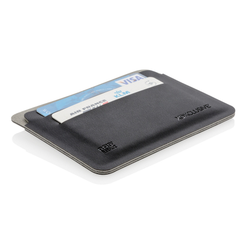 Etui na karty kredytowe Quebec, ochrona RFID czarny, szary P820.671 (3)