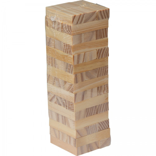 Gra typu jenga LEOPOLDO Brązowy 5074201 (4)