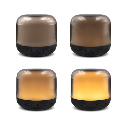 Głośnik bezprzewodowy 5W, lampka RGB | Seamus Czarny V0049-03 (4)