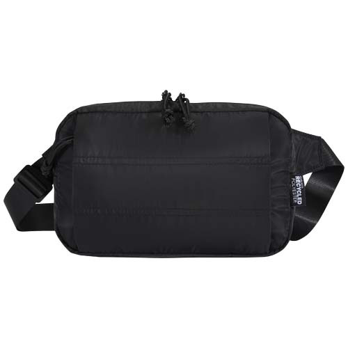 Puffer torba biodrowa z certyfikatem GRS z recyklingu, 1,5 l Czarny 13011890 (2)