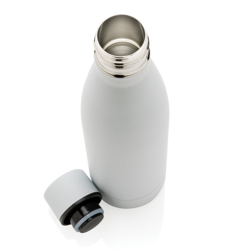 Butelka termiczna 500 ml, stal nierdzewna z recyklingu Biały P433.273 (3)